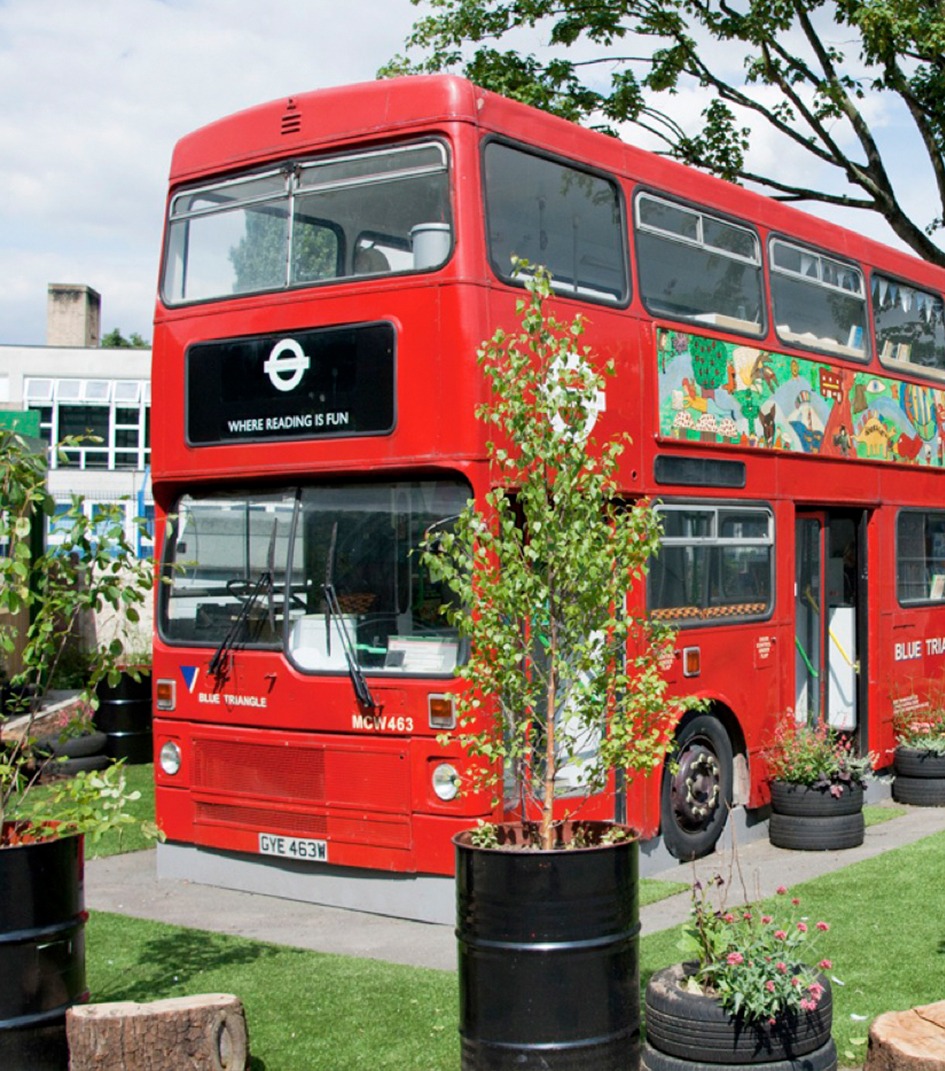 Rosendale Library School Bus Resident Architects